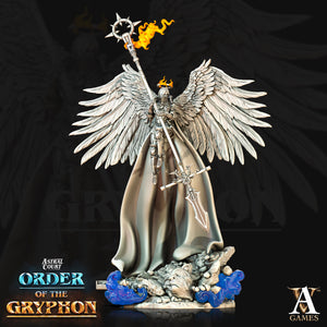 3D Printed Archvillain Games Astral Court Order of the Gryphon - Judgement Devas 28mm 32mm D&D