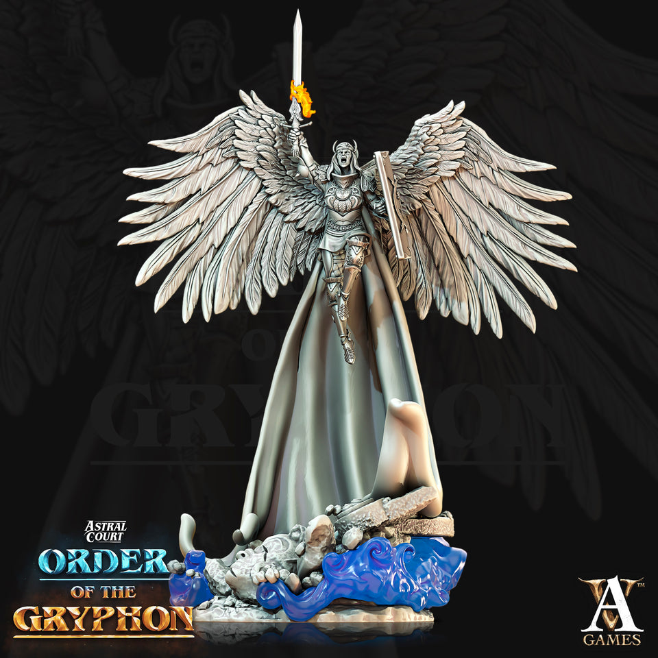 3D Printed Archvillain Games Astral Court Order of the Gryphon - Judgement Devas 28mm 32mm D&D