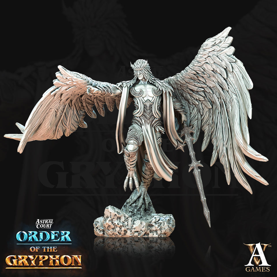 3D Printed Archvillain Games Astral Court Order of the Gryphon - Ucelot Skywardens 28mm 32mm D&D