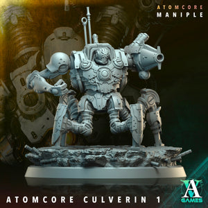 3D Printed Archvillain Games Atomcore Culverin Atomcore Maniple 28 32mm D&D