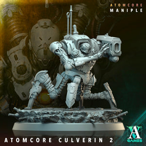 3D Printed Archvillain Games Atomcore Culverin Atomcore Maniple 28 32mm D&D