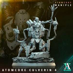 3D Printed Archvillain Games Atomcore Culverin Atomcore Maniple 28 32mm D&D