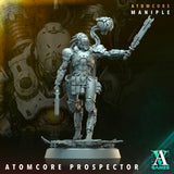 3D Printed Archvillain Games Atomcore Strelets Prospector Atomcore Maniple 28 32mm D&D