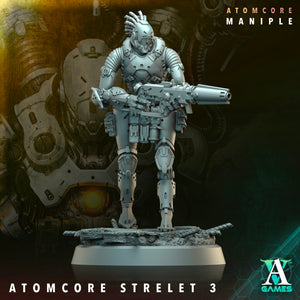 3D Printed Archvillain Games Atomcore Strelets Prospector Atomcore Maniple 28 32mm D&D