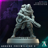 3D Printed Archvillain Games Ardere Freiwillige Ardere - Syndicate Oppression 28 32mm D&D