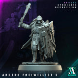 3D Printed Archvillain Games Ardere Freiwillige Ardere - Syndicate Oppression 28 32mm D&D