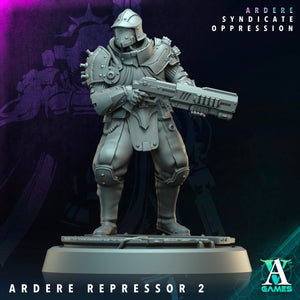 3D Printed Archvillain Games Ardere Repressor Ardere - Syndicate Oppression 28 32mm D&D