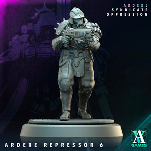 3D Printed Archvillain Games Ardere Repressor Ardere - Syndicate Oppression 28 32mm D&D