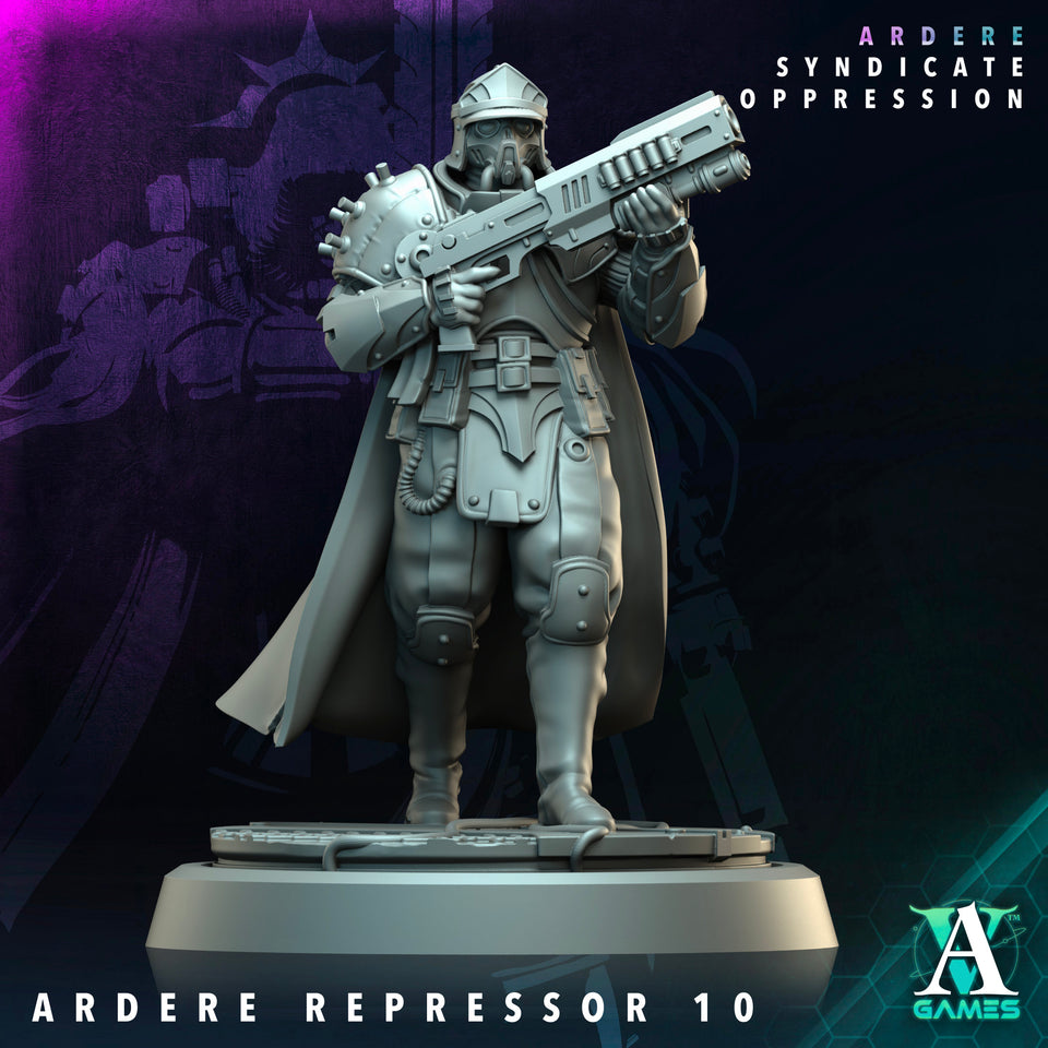 3D Printed Archvillain Games Ardere Repressor Ardere - Syndicate Oppression 28 32mm D&D