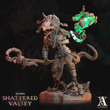 3D Printed Archvillain Games Agama Ajkin Agama Shattered Valley 28 32mm D&D