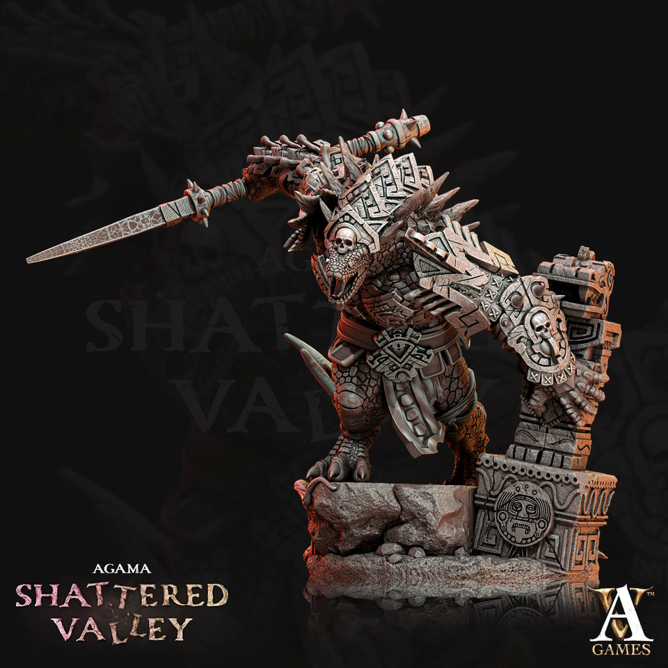 3D Printed Archvillain Games Agama Shattered Valley - Agama Vanquishers 28mm 32mm D&D