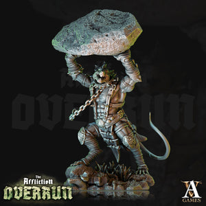 3D Printed Archvillain Games Affliction Overrun - Rat Reavers 28mm 32mm D&D