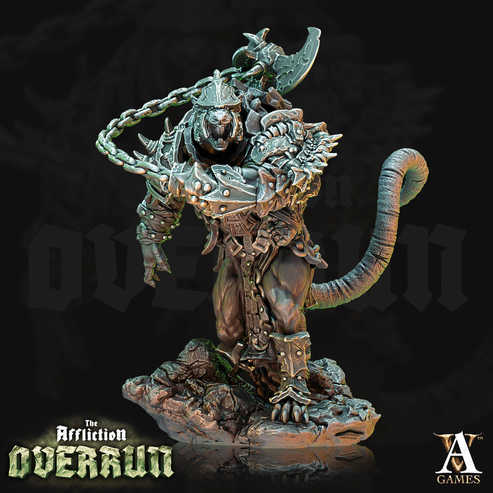 3D Printed Archvillain Games Affliction Overrun - Rat Warmongers 28mm 32mm D&D