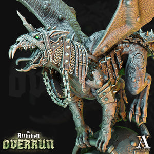 3D Printed Archvillain Games Affliction Overrun - Snut Rat Dragon 28mm 32mm D&D