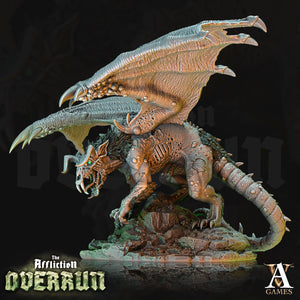 3D Printed Archvillain Games Affliction Overrun - Srelk Rat Dragon 28mm 32mm D&D