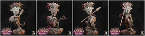 3D Printed Archvillain Games Agama Sundancers Old World Agama Rising 28 32mm D&D