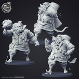 3D Printed Cast n Play Alchemist Wizard's Guild Set 28mm 32mm D&D