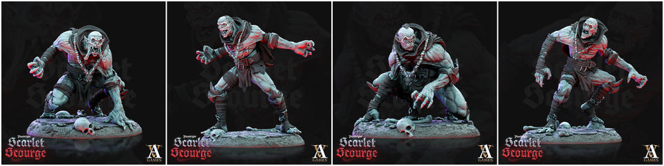 3D Printed Archvillain Games Archvillain Society Vol XVI - Awakened Ghouls 28mm 32mm D&D