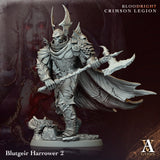 3D Printed Archvillain Games Blutgeir Harrower Bloodright - Crimson Legion 28 32mm D&D