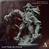 3D Printed Archvillain Games Lord Vladis - The Eternal Bloodright - Crimson Legion 28 32mm D&D