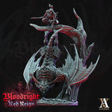 3D Printed Archvillain Games Bloodright Red Reign - Dire Bat Riders 28mm 32mm D&D