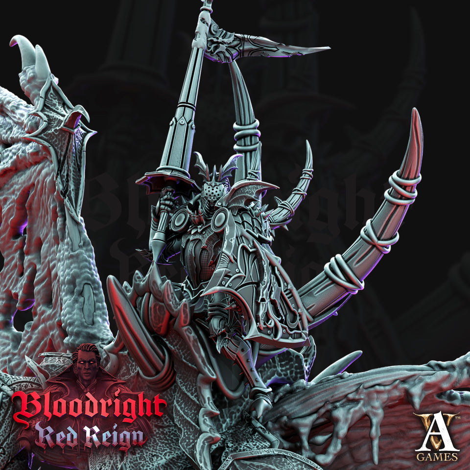 3D Printed Archvillain Games Bloodright Red Reign - Dreadwing 28mm 32mm D&D