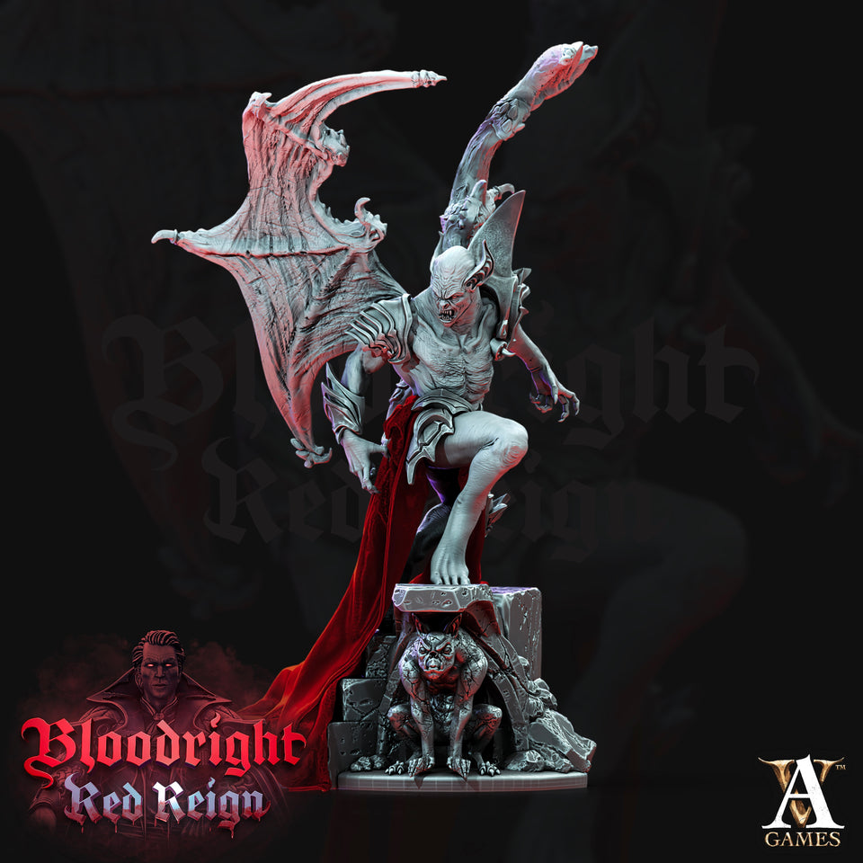 3D Printed Archvillain Games Bloodright Red Reign - Vampire Elders 28mm 32mm D&D