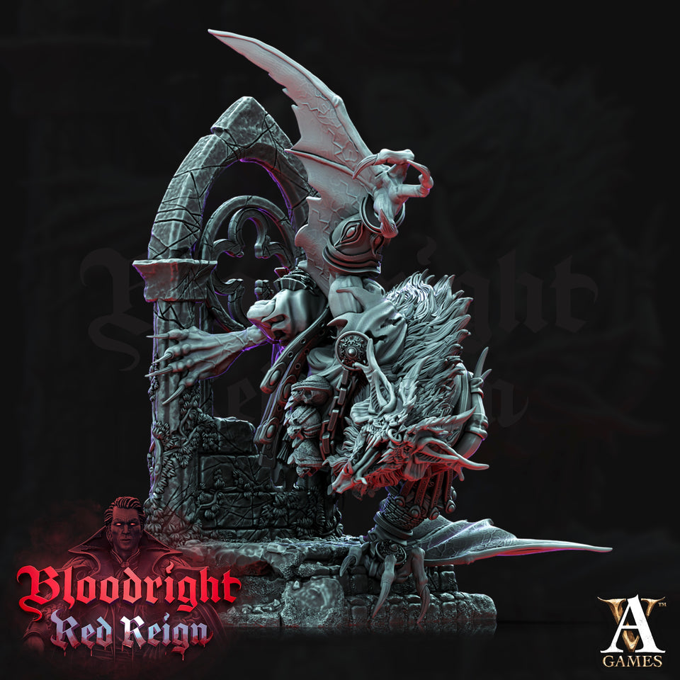 3D Printed Archvillain Games Bloodright Red Reign - Vampire Miasma 28mm 32mm D&D