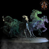 3D Printed Archvillain Games Baron's Horses The Sorrowsown 28 32mm D&D