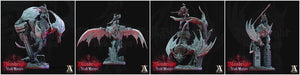 3D Printed Archvillain Games Bloodright Red Reign - Dire Bat Riders 28mm 32mm D&D