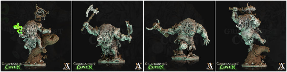 3D Printed Archvillain Games Bog Trolls Griefharvest Coven 28 32mm D&D