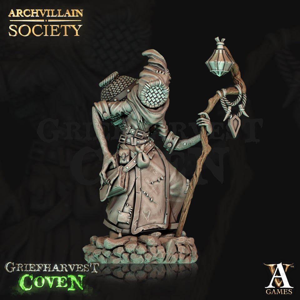 3D Printed Archvillain Games Archvillain Society Vol XV - Tzuzzerin Reborn Swarmkeeper Ranger 28mm 32mm D&D