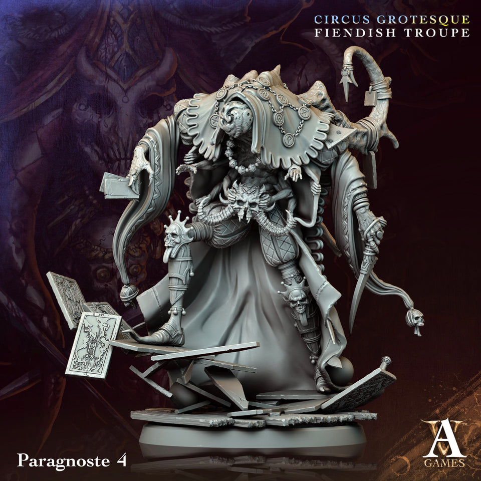 3D Printed Archvillain Games Paragnoste Circus Grotesque Fiendish Troupe 28 32mm D&D