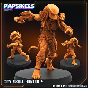 3D Printed Papsikels City Skull Hunter Set SEPTEMBER 2024 SCIFI 28mm 32mm