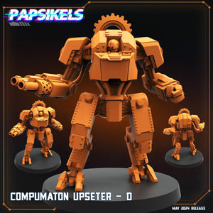 3D Printed Papsikels Compumaton Upseter Set Democracy Troopers Bugs and Bots 28mm 32mm