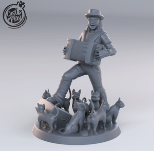 3D Printed Cast n Play Carl Finch 28mm 32mm D&D