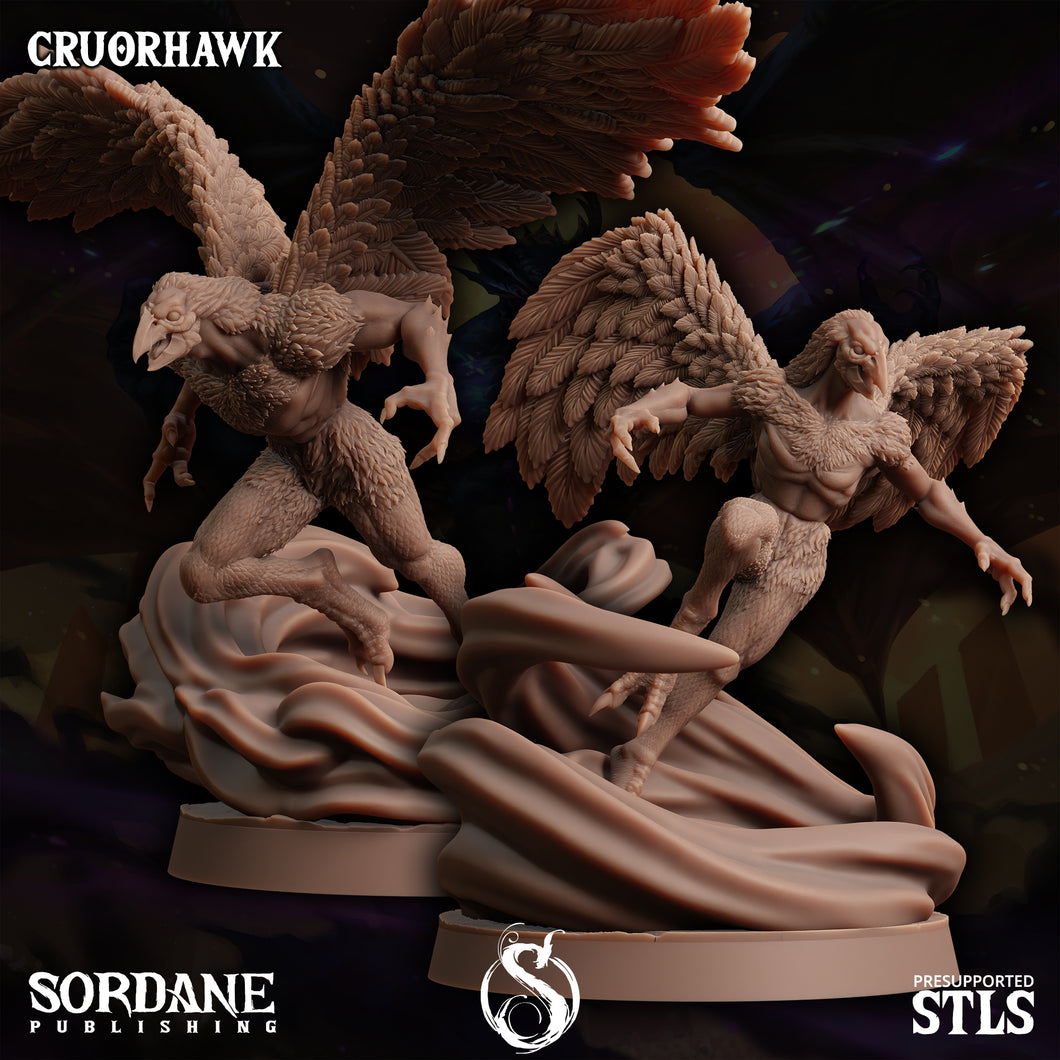 3D Printed Sordane Publishing Curorhawk Monster Mayhem II 28 32mm D&D