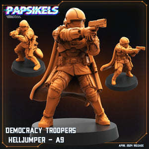 3D Printed Papsikels Democracy Trooper Helljumper A9 28mm 32mm