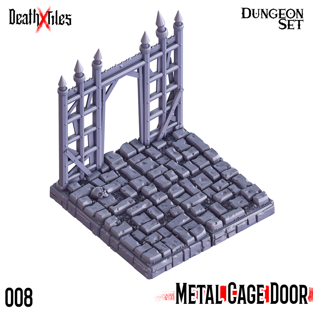 3D Printed Cast n Play Death x Tiles Doors Set 28mm 32mm D&D