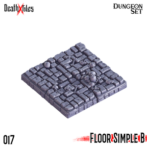 3D Printed Cast n Play Death x Tiles Scatter Floor Set 28mm 32mm D&D