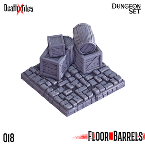 3D Printed Cast n Play Death x Tiles Scatter Floor Set 28mm 32mm D&D