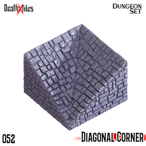 3D Printed Cast n Play Death x Tiles Corner Walls Set 28mm 32mm D&D