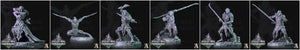 3D Printed Archvillain Games Dark Elves Melee The Queen's Web Underworld 28 32mm D&D