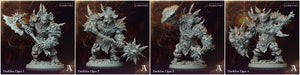 3D Printed Archvillain Games Darkfire Ogre Giantkin Darkfire Archvillain Society Vol. XXXIV 28 32mm D&D