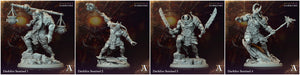 3D Printed Archvillain Games Darkfire Sentinel Giantkin Darkfire Archvillain Society Vol. XXXIV 28 32mm D&D