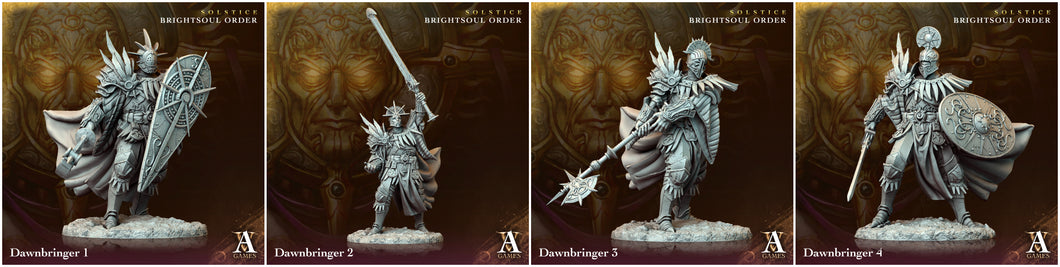 3D Printed Archvillain Games Dawnbringer Solstice Ray of Sol Myr