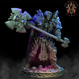 3D Printed Archvillain Games Deathcrowns The Deathknight Order 28 32mm D&D