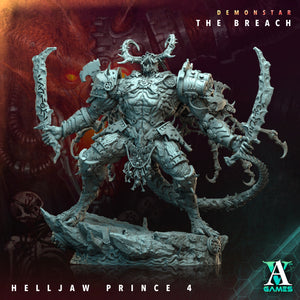 3D Printed Archvillain Games Demonstar The Breach - Helljaw Prince 28mm 32mm D&D