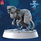 3D Printed STL Miniatures Envenomed Rat Set Core Characters The Frost City 3 28 - 32mm War Gaming D&D