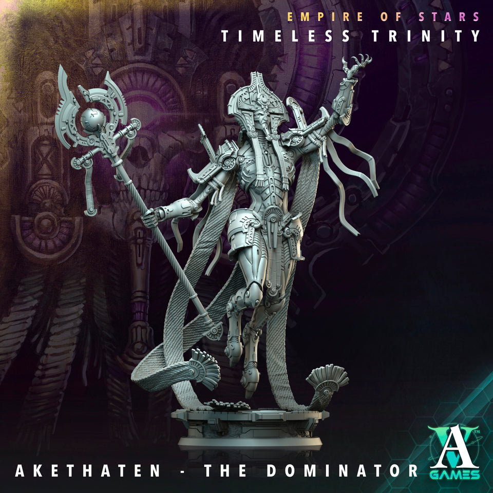 3D Printed Archvillain Games Timeless Trinity Empire of Stars Timeless Trinity 28 32mm D&D